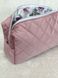 Косметичка для фена Dyson Supersonic , пильно рожева з квітковою підкладкою Dusty rose/Pink flowers 11136 фото 7