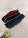 Набір чорних косметичок з червоною підкладкою Black/Berry Red 48400 фото 4