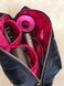 Косметичка для фена Dyson Supersonic , темно синя з підкладкою кольору фуксія Navy blue/Fuchsia  99486 фото 6